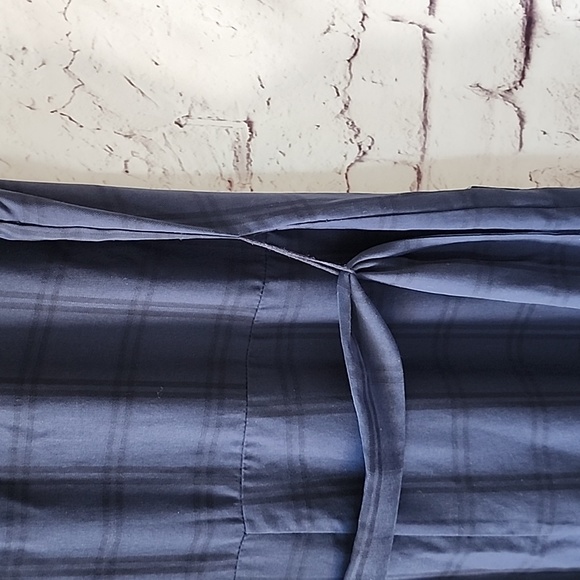 Anthropologie Jumpsuit Brielle Plaid Collar Button Sleeveless Blue - Size M NWT - Picture 10 of 12